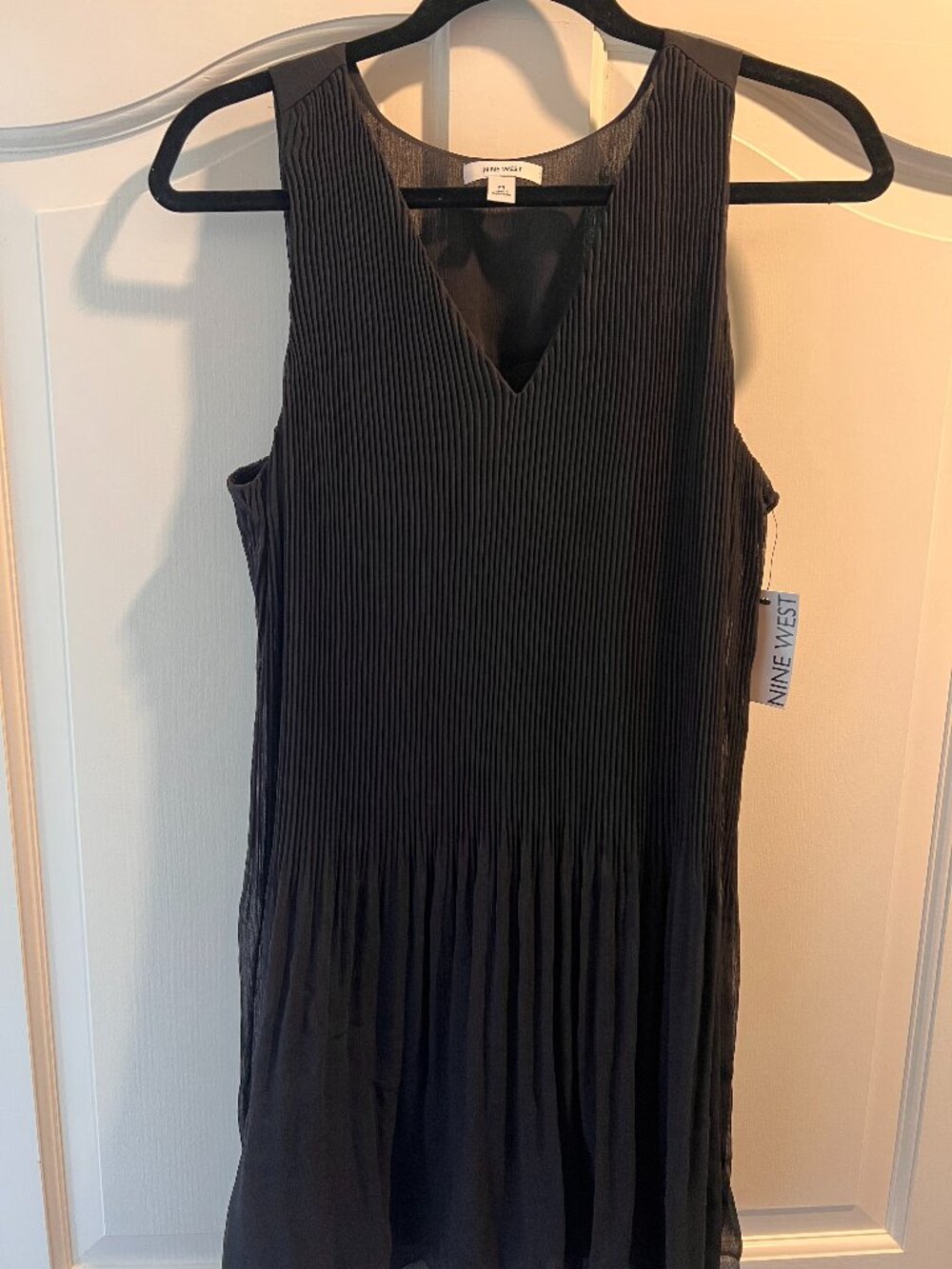Nine West Pleated Swing Dress- NWT Size medium